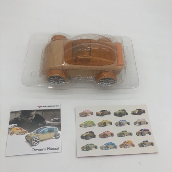 AUTOMOBLOX C9S BERLINETTA ORANGE SPORTS CAR WOODEN CAR (Like new in box)(2006) - Picture 2 of 12